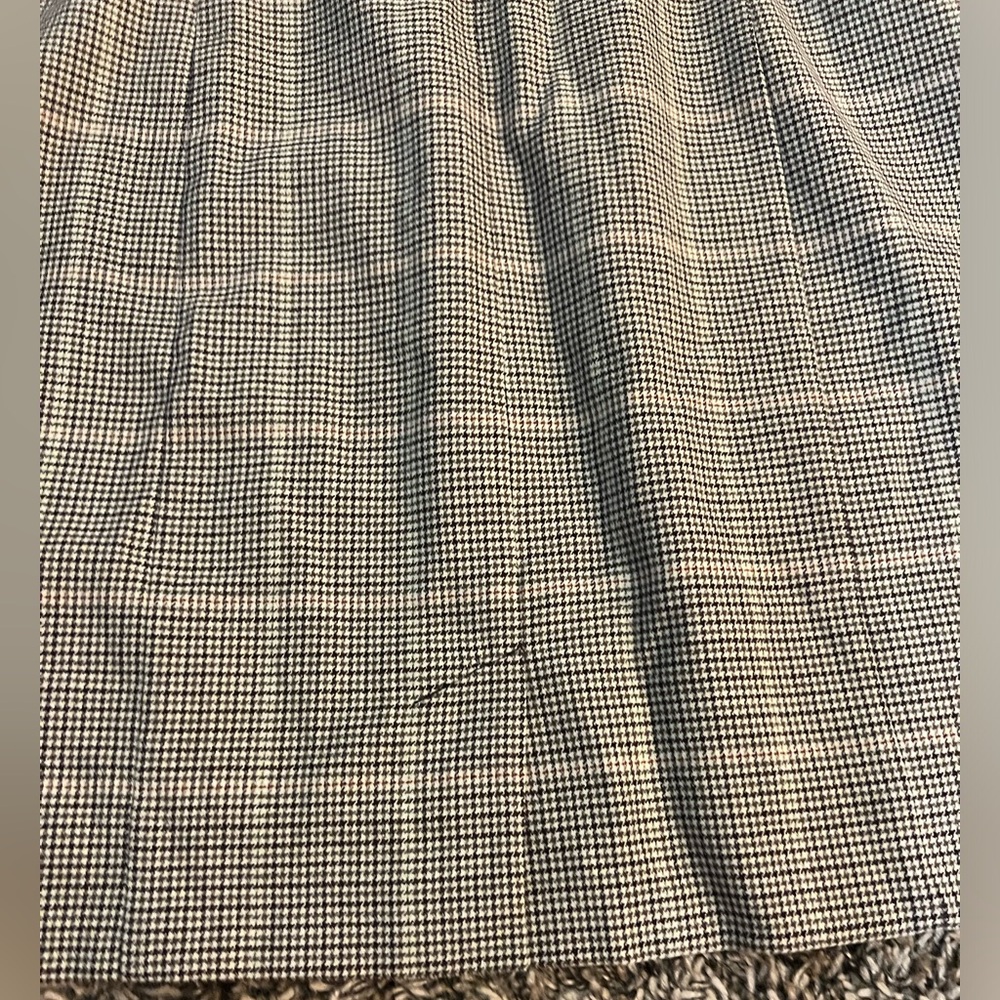 Talbots Windowpane Houndstooth Sheath Dress in Browns, Size 10P - Picture 5 of 9
